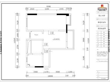 本案戶型三房?jī)蓮d，建筑面積為103平方米。設(shè)計(jì)師選