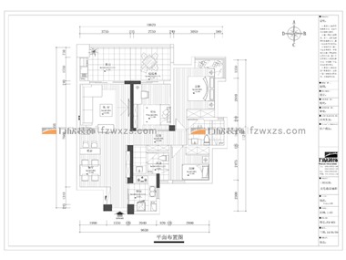 設計師以簡潔明快的設計風格為主調(diào),在總體布局方面,