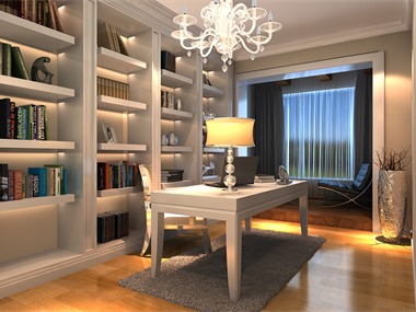 现代时尚型客厅 设计理念：客厅作为主人平常的起居室