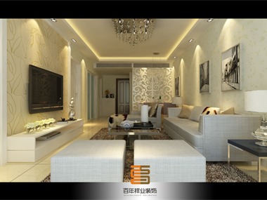 白色给人清新的感觉，让居室的空间视觉显得无限伸展。