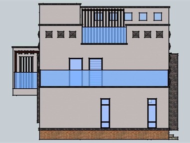 海岸邊（錯拼別墅建筑設計）