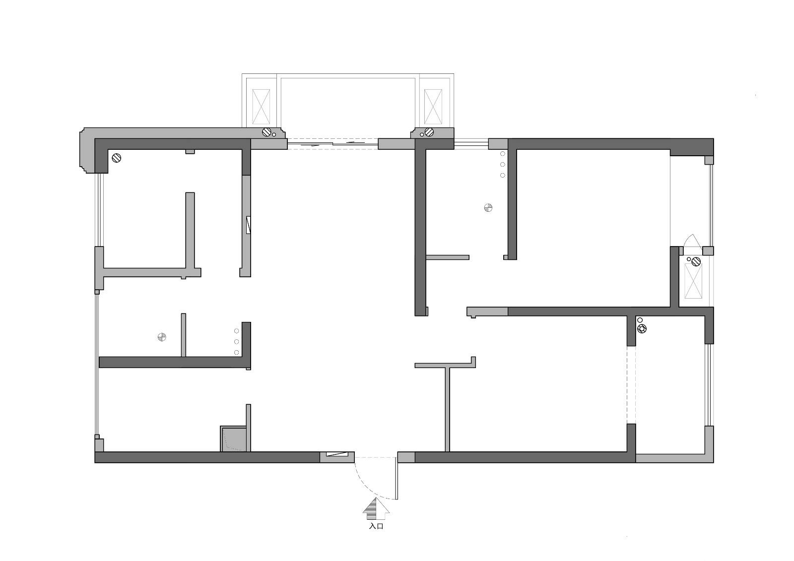 陽(yáng)光普照的小屋平面圖