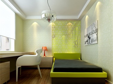  本案以绿色为基调美学上推崇唯美的色彩在居室的空间